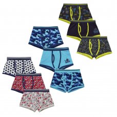 14C929: Infant Boys 3 Pack Trunk Fit Boxer Shorts (2-6 Years)